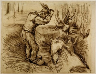 Lumberjack by Vincent van Gogh
